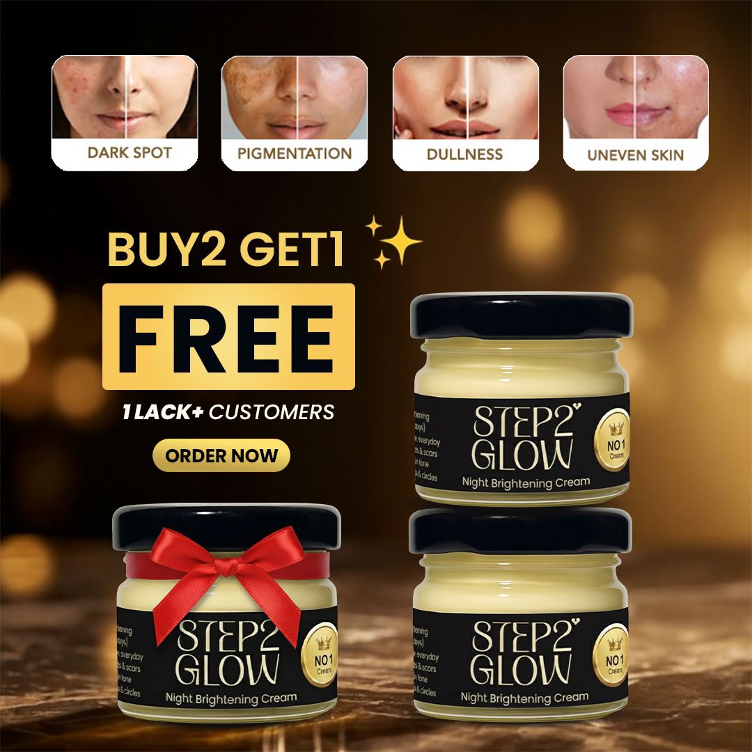 Buy 2 Get 1 Free Night Brightening Cream Combo